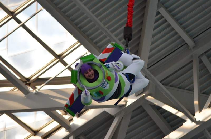 Illustration for article titled io9 Halloween Costume Show Week 2: A Bungee-Jumping Buzz Lightyear, a Handmade Vampire Diaries Dress, and More!
